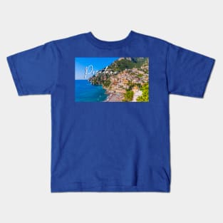 Positano town Kids T-Shirt